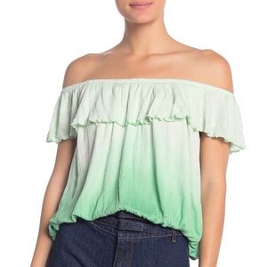 Free People Coria Lee Off The Shoulder Top
